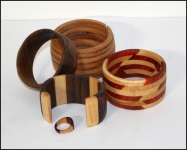 Wooden jewelry by Taya