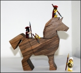 Trojan horse bandsaw box by Taya