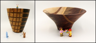 Scrollsaw bowls by Taya