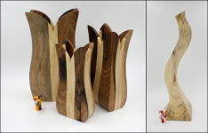 Bandsaw vases by Taya