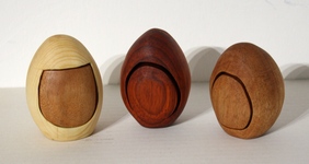 Egg shaped bandsaw box, #0061