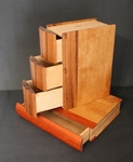 Book shaped bandsaw box, #0065b