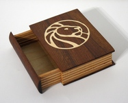 Book shaped bandsaw box, #00704b