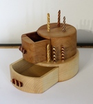 Cake bandsaw box, #0075b
