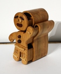 Gingerman bandsaw box, #0085