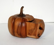 Halloween pupmkin bandsaw box
