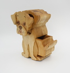 Dog shaped bandsaw box by Taya