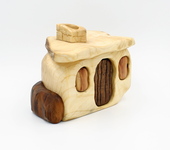Flintstone house bandsaw box by Taya