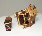 Gingerbread house bandsaw box
