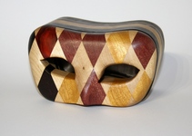 Carnival mask bandsaw box