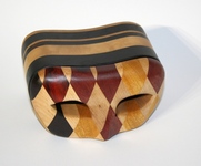 Carnival mask bandsaw box