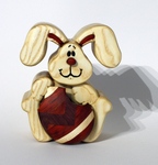 Easter rabbit bandsaw box