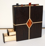 Book shaped bandsaw box, keepsake box #codex