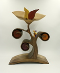 Tree of life with flower bandsaw box by Taya