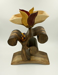 Tree of life with flower bandsaw box by Taya